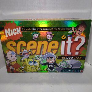 NICK Scene It? DVD Game – Nickelodeon Trivia – Mattel – 100% Complete - EUC
